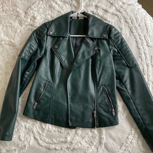 Green Leather Jacket